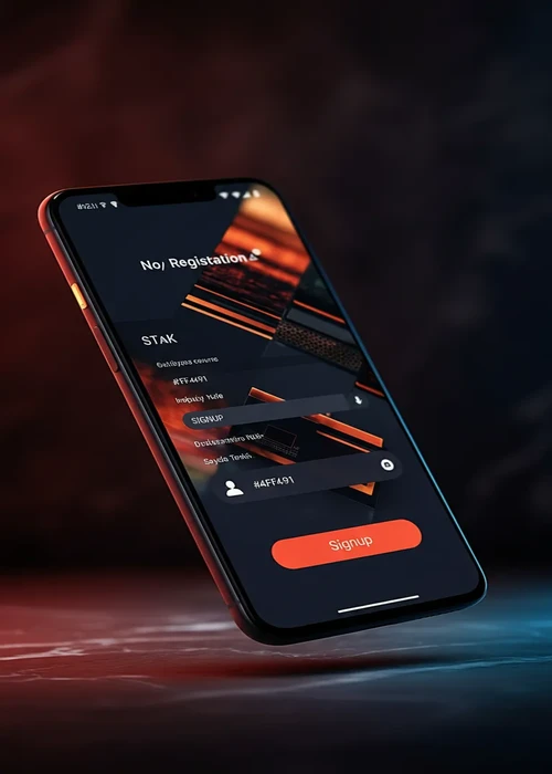 Schermweergave van het registratieformulier van Dynabet Casino, waar spelers hun gegevens invullen voor een nieuw account.